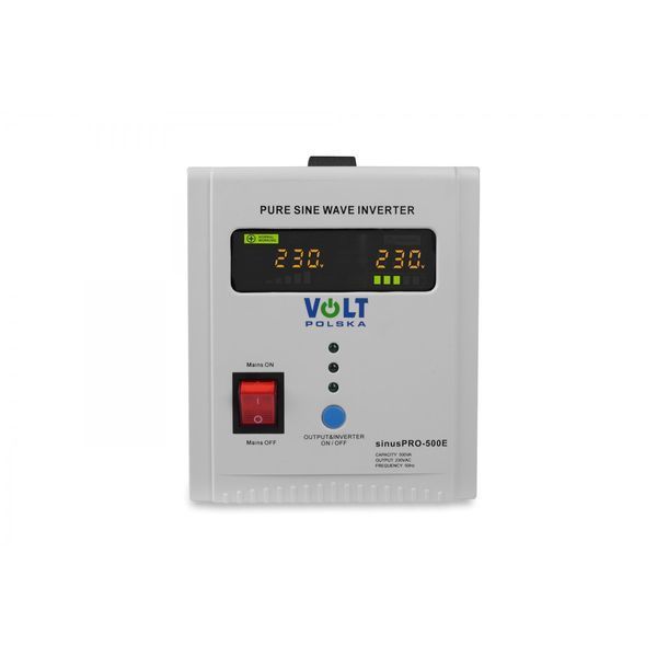 ДБЖ Перетворювач напруги Volt Polska Sinus PRO 500 E 12/230 V (350/500W) 4348 фото