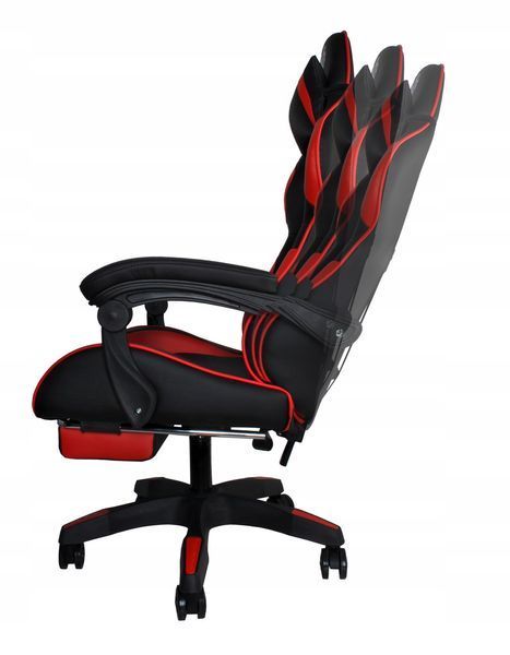 Кресло геймерское с подставкой для ног Malatec Dunmoon 8979 RED mx9349 фото