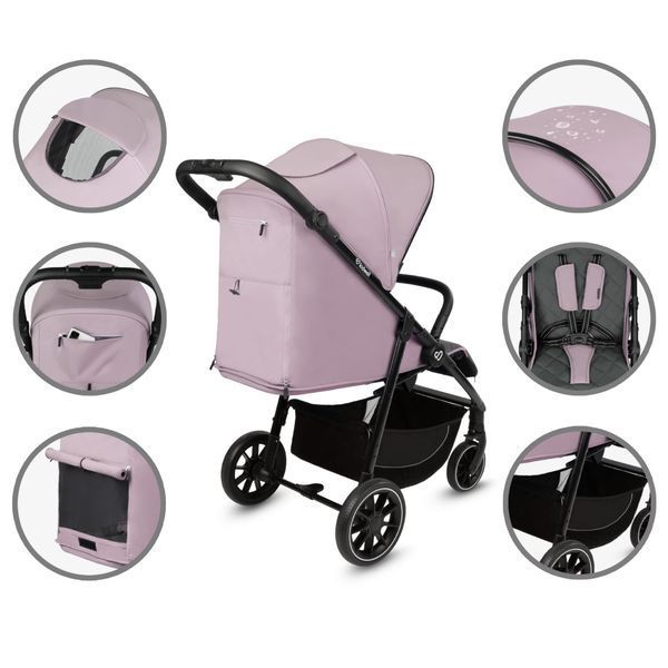 Прогулочная коляска Kidwell ENZO Pink Hnrt_4911 фото