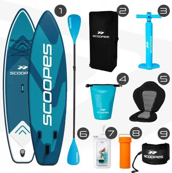 Надувна SUP-дошка для плавання 320см Scoopes (Польща) 320см фото
