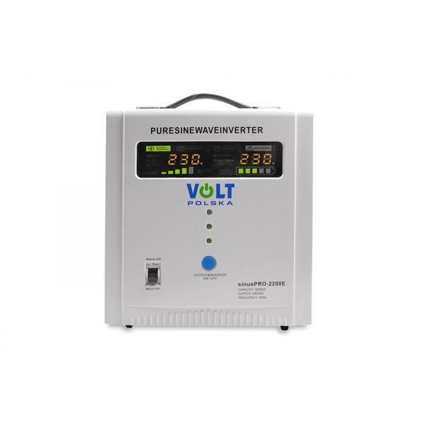 ДБЖ Перетворювач напруги Volt Polska SINUS PRO 2200 E 12/230 В (1600/2200 Вт) Hnrt_4765 фото