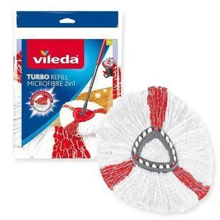 Насадка для швабры Vileda Turbo 2 в 1 Vileda Mop1+ фото