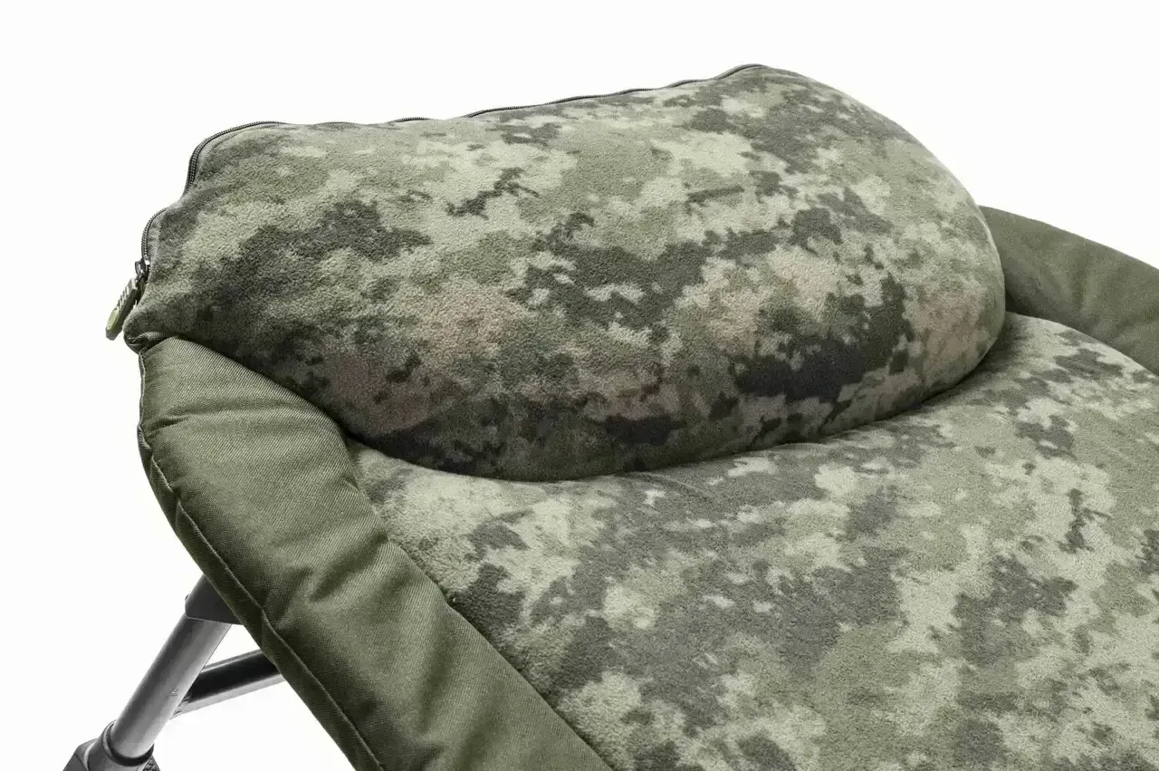 Розкладачка для риболовлі Mivardi Bedchair CamoCODE Air8 M-BCHCCA8, розкладне ліжко на 8 ніжках із самонадувним матрацом