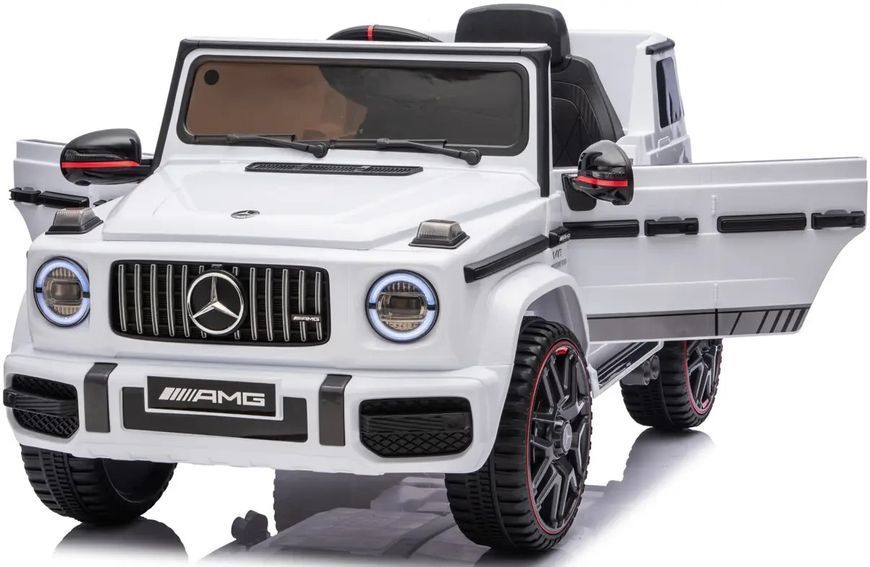 Детский электромобиль MERCEDES G63 12V белый с пультом управления Diego MERCEDES G63 Diego-W фото