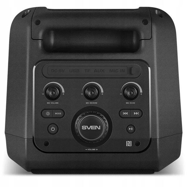 Акустична система SVEN PS-740 Black (100Вт, TWS, bluetooth, підсвітка, караоке,FM ) 740+ фото