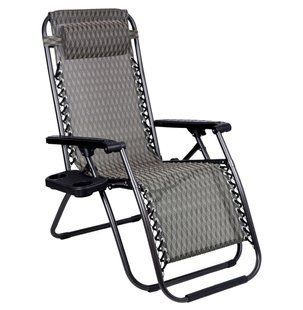 Крісло-шезлонг Hanert Lounge Zero Gravity Bronze 5119 фото