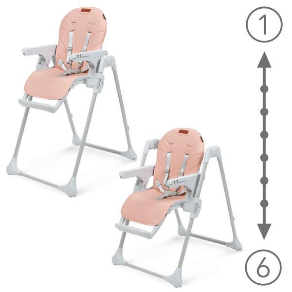 Стільчик для годування Kidwell BENO Pink Hnrt_4096 фото