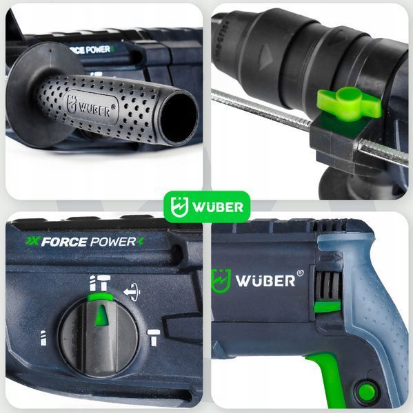 Дриль ударний 2500 Вт Wuber (Польща) W28920 фото