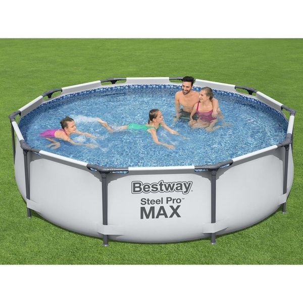 Каркасний басейн Bestway 56408, розмір 305 x 76 см з фільтрувальним насосом 4010 фото