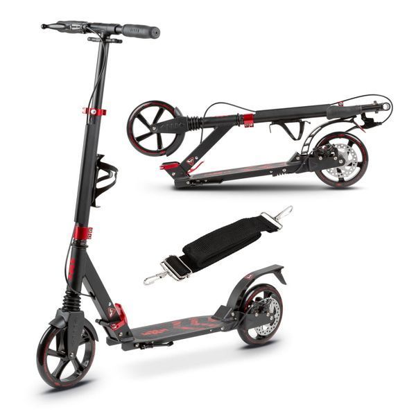 Самокат з дисковим гальмом Kidwell WXM RST-A02 Red Hnrt_4262 фото