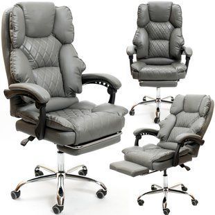 Крісло офісне Diego Comfort Pro сіре Comfort Pro Gray фото