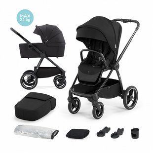 Універсальна коляска 2в1 Kinderkraft Nea Midnight Black Hnrt_4121 фото