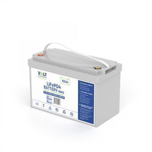 Акумуляторна батарея Volt Polska LiFePO4 12,8V 100Ah (100А) + BMS Hnrt_4177 фото