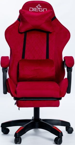 Крісло геймерське DIEGO ALCANTARA PRO Red ALCANTARA PRO-Red фото