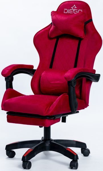 Крісло геймерське DIEGO ALCANTARA PRO Red ALCANTARA PRO-Red фото