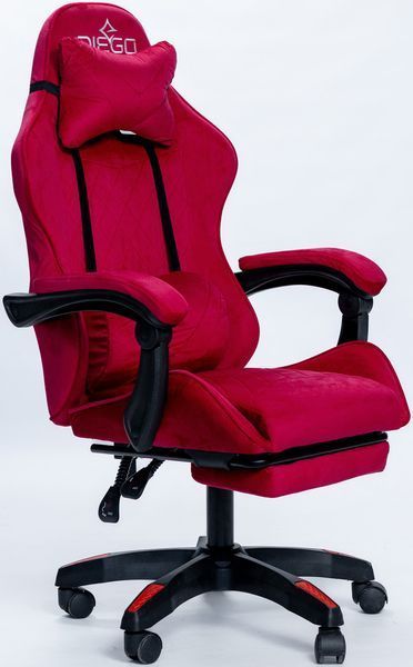 Крісло геймерське DIEGO ALCANTARA PRO Red ALCANTARA PRO-Red фото