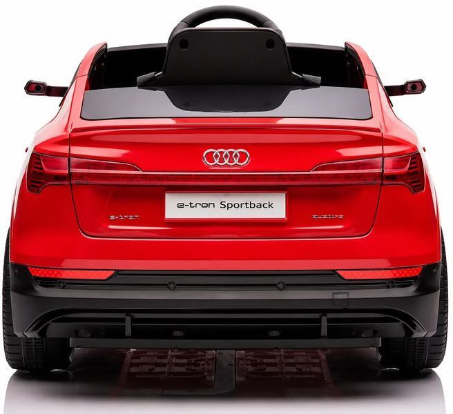 Дитячий електромобіль Audi e-tron 12V червоний з пультом керування Diego QLS6688-R-DG фото