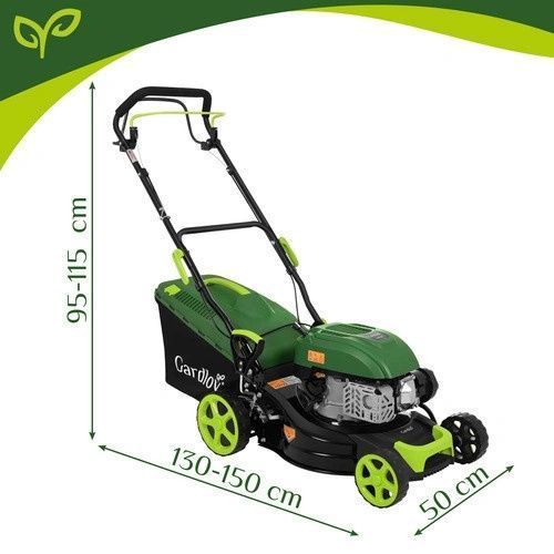 Газонокосарка бензинова самохідна Gardlov DriveX 149 см&sup3;, 2.3 кВт, 40.6 см, кошик 50 л, 8 рівнів, функція миття  27535 фото